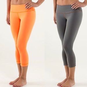 Wunder Under Reversible Croped Leggings SIZE 4